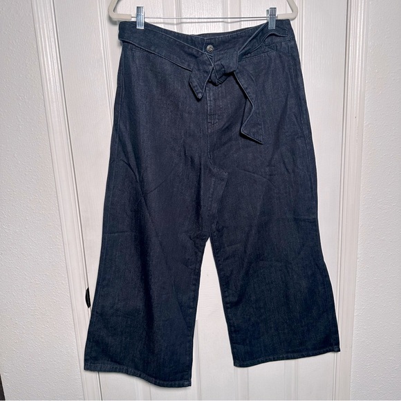 Oat Wide Leg Tie Waist Jeans‎ NWT - Picture 2 of 5